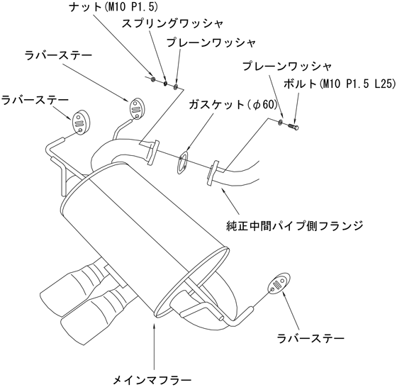 HKS Legamax Permium for Nissan Juke 4wd turbo