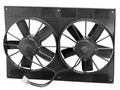 Electric Fan Dual 11.00 Inch Electric Fan Puller Style High Performance 2720 CFM 5 Paddle Style Blades Spal
