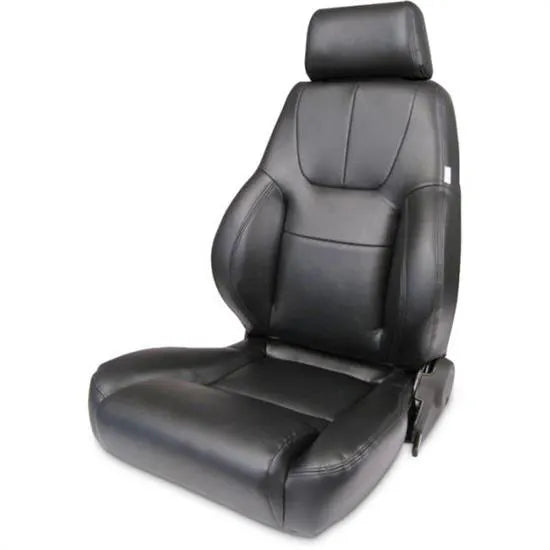ELITE RECLINER W/LUMBAR BLACK VINYL LEFT