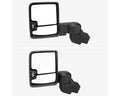 2500 3500 POWER HEATED TOWING MIRROR MATTE BLACK WITH CLEAR TURN SIGNAL - PUDDLE LAMP BLIND SPOT MONITOR REVERSE LAMP TEMPERATURE SENSOR