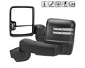 2500 3500 POWER HEATED TOWING MIRROR MATTE BLACK WITH CLEAR TURN SIGNAL - PUDDLE LAMP BLIND SPOT MONITOR REVERSE LAMP TEMPERATURE SENSOR