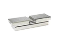 Tradesman Aluminum Gull Wing Cross Bed Truck Tool Box w/Push Button (70in.) - Brite