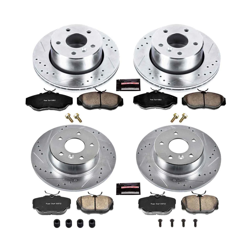 Power Stop 99-04 Land Rover Discovery Front & Rear Z23 Evolution Sport Brake Kit
