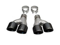 Corsa 2011-2021 Jeep Grand Cherokee Twin 2.5in Inlet / 4in Outlet Black PVD Pro-Series Tip Kit