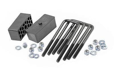 2 Inch Block & U-Bolt Kit | Chevy/GMC 1500 2WD/4WD (99-24)
