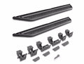 Dominator Xtreme D6 SideSteps With Mounting Bracket Kit Textured Black 2019-2026 Ram 1500 Extended Cab Go Rhino