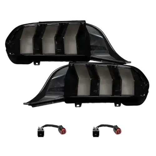24C MUSTANG SEQUENTIAL LED TAIL LIGHTS SMOKED (PAIR)