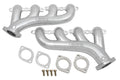 LS Swap Exhaust Manifolds Silver Ceramic Finish Multi-Fit 2.50 In. Outlet Gen III, Gen Iv Chevrolet LS Engine Hooker BlackHeart