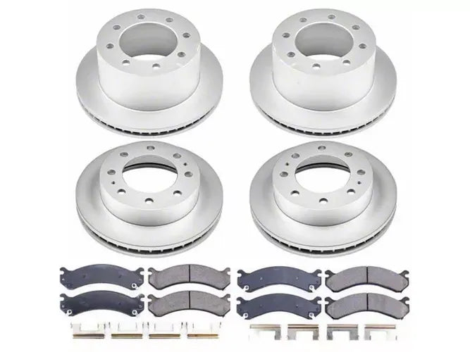Power Stop 01-06 Chevrolet Silverado 3500 Front & Rear Z17 Evolution Geomet Coated Brake Kit