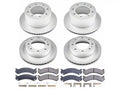 Power Stop 01-06 Chevrolet Silverado 3500 Front & Rear Z17 Evolution Geomet Coated Brake Kit