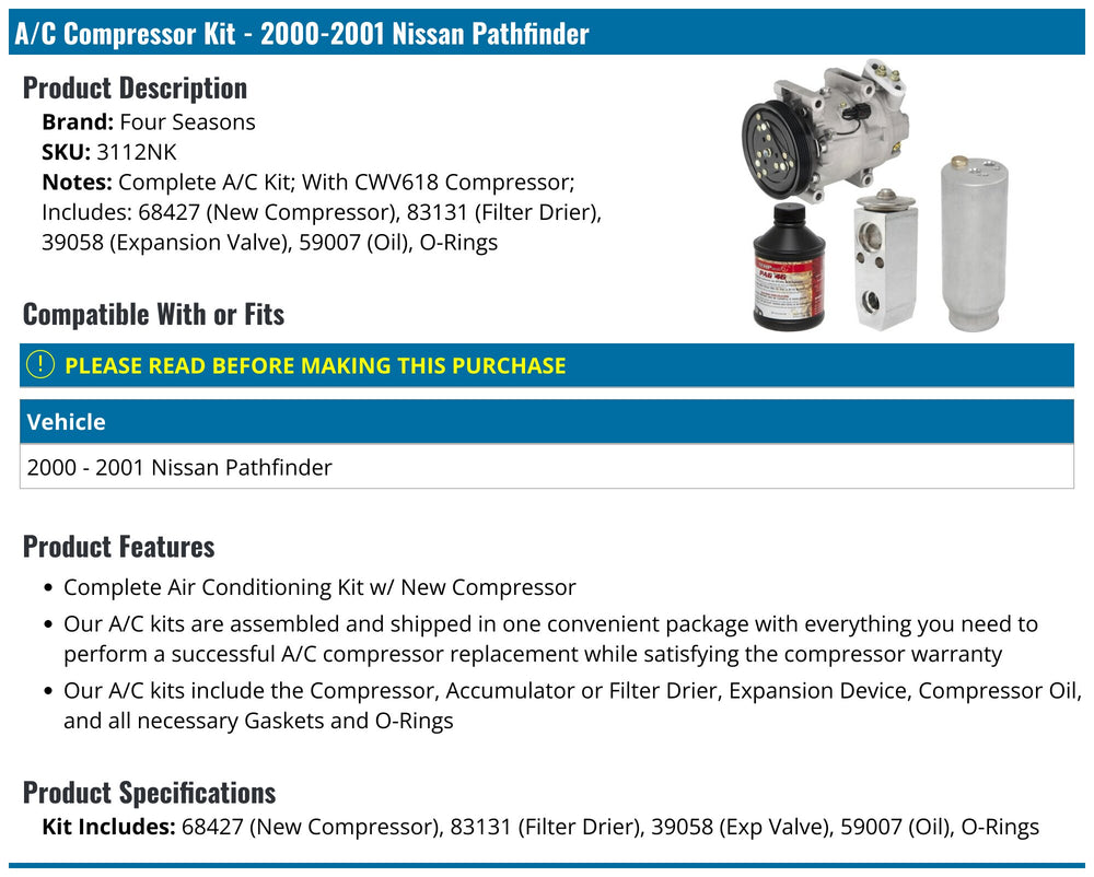 COMPLETE A/C KIT