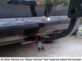 23C ARIYA STAINLESS STEEL ECOHITCH TRAILER HITCH STEALTH DESIGN 2IN BLACK