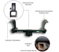 21C OUTLANDER PHEV STAINLESS STEEL ECOHITCH TRAILER HITCH STEALTH DESIGN 2IN BLACK