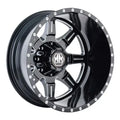 MONSTIR (8101) REAR BLK/MILLED SPOK