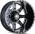 MONSTIR (8101) REAR BLK/MILLED SPOK