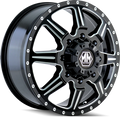 MONSTIR (8101) REAR BLK/MILLED SPOK