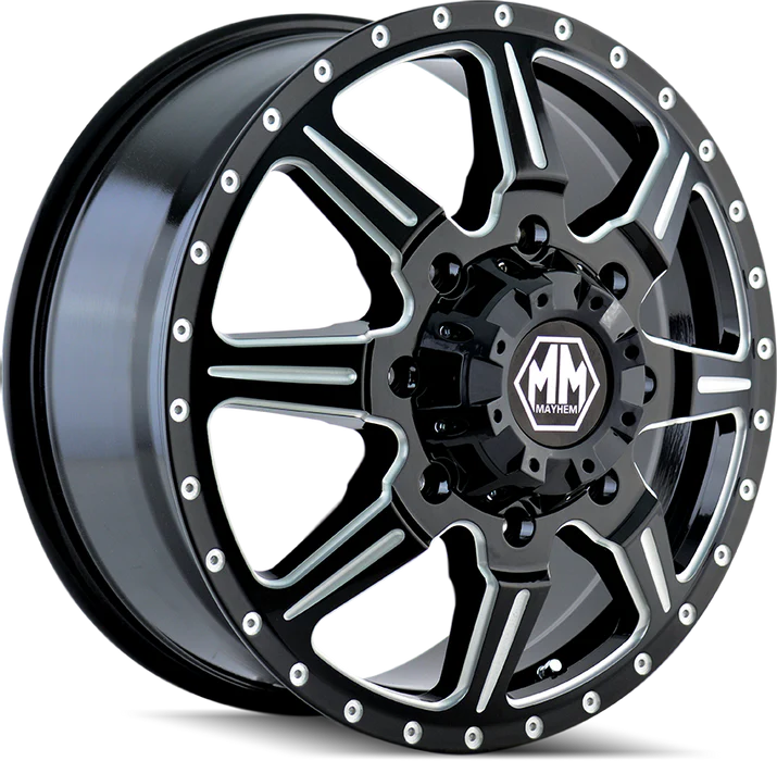 MONSTIR (8101) REAR BLK/MILLED SPOK