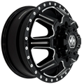 MONSTIR (8101) REAR BLK/MILLED SPOK