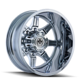 MONSTIR (8101) REAR BLK/MILLED SPOK