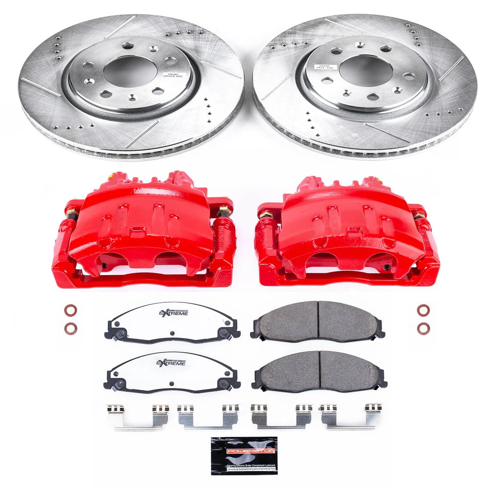 Power Stop 03-05 Cadillac CTS Front Z23 Evolution Sport Brake Kit w/Calipers