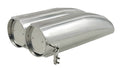 Air Scoop Double Barrel Shotgun Style Scoop Polished Aluminum Fits Single or Dual 4-Barrel Carburetors Mr Gasket