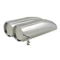 Air Scoop Double Barrel Shotgun Style Scoop Polished Aluminum Fits Single or Dual 4-Barrel Carburetors Mr Gasket