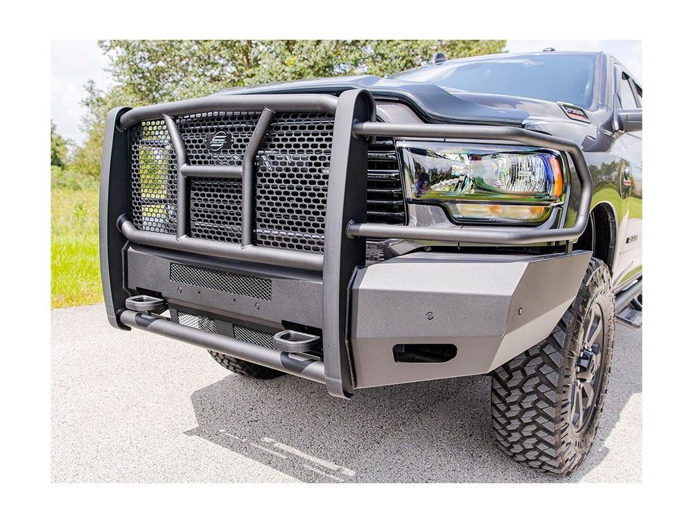 1517 F150 ELEVATION ALUMINUM FRONT BUMPER FINE TEXTURED BLACK