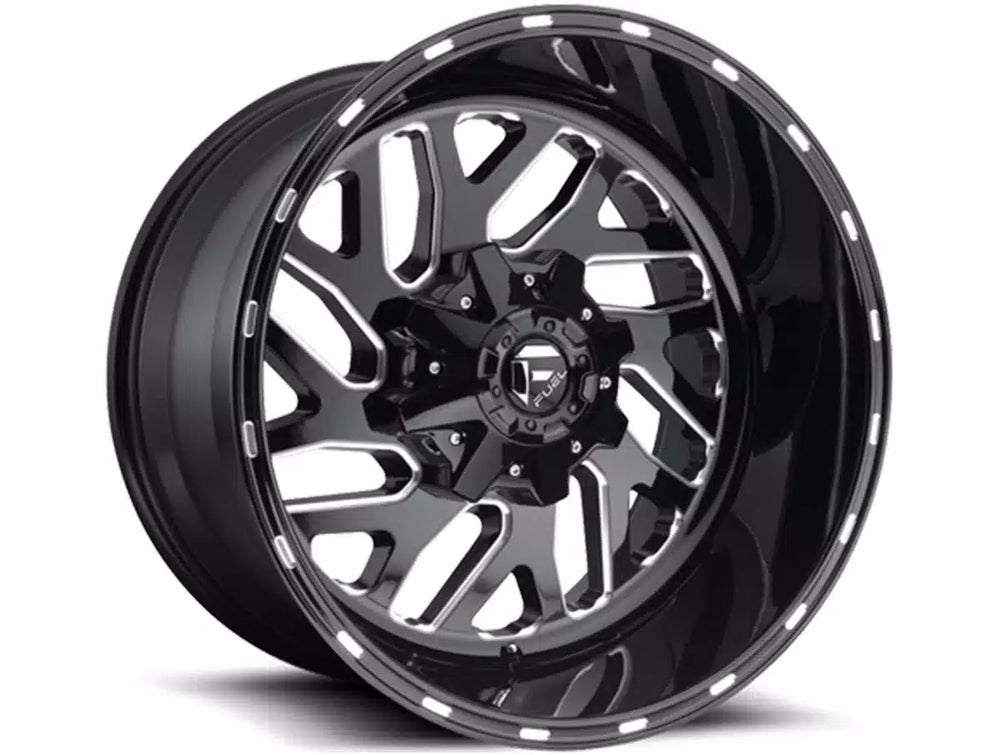 Fuel Wheels black auto part