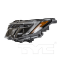 CAPA 1622 HD PILOT ELITE LED HALOGEN HEADLIGHT ASSY LH