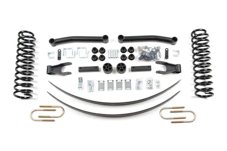 86-92 Jeep Commanche MJ 4.5 Inch Coil Spring Lift kit With Nitro Shocks Zone Offroad