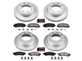 Power Stop 05-07 Ford F-350 Super Duty Front & Rear Z17 Coated Brake Kit