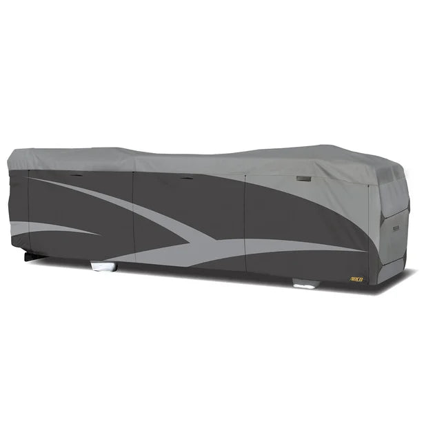 DESIGNER SFS AQUASHED CLASS A RV COVER 40 FT 1 IN 43 FT GRAY