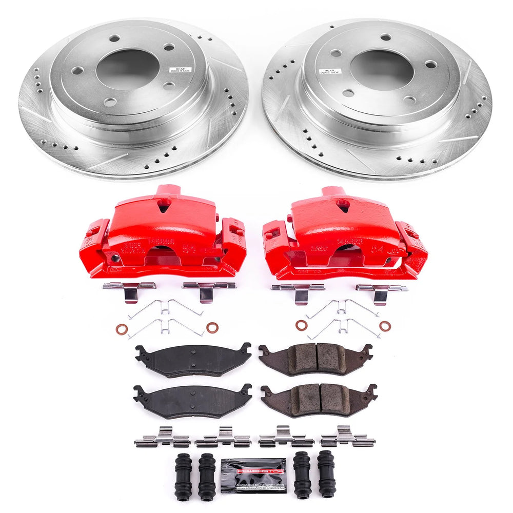 Power Stop 04-06 Ford E-150 Rear Z23 Evolution Sport Brake Kit w/Calipers