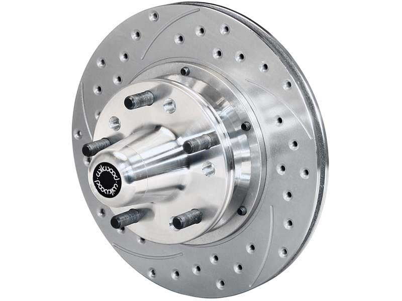 Wilwood Front Hub Kit w/ Vented Rotor 37-48 Ford Psgr. Car Spindle