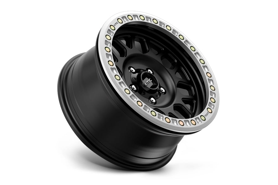 ~(35 lbs. 20X20X11)~ GRENADE DESERT 17x8.5 8x165.10 SATIN BLACK (0 mm)