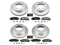 Power Stop 2010 Ford F-350 Super Duty Front & Rear Z2017 Coated Brake Kit