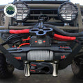 Overland Vehicle Systems SCAR 12 - 12 000 lb. Winch With Steel Cable Wireless Remote