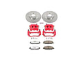 Power Stop 05-10 Ford Mustang Front Z26 Street Warrior Brake Kit w/Calipers