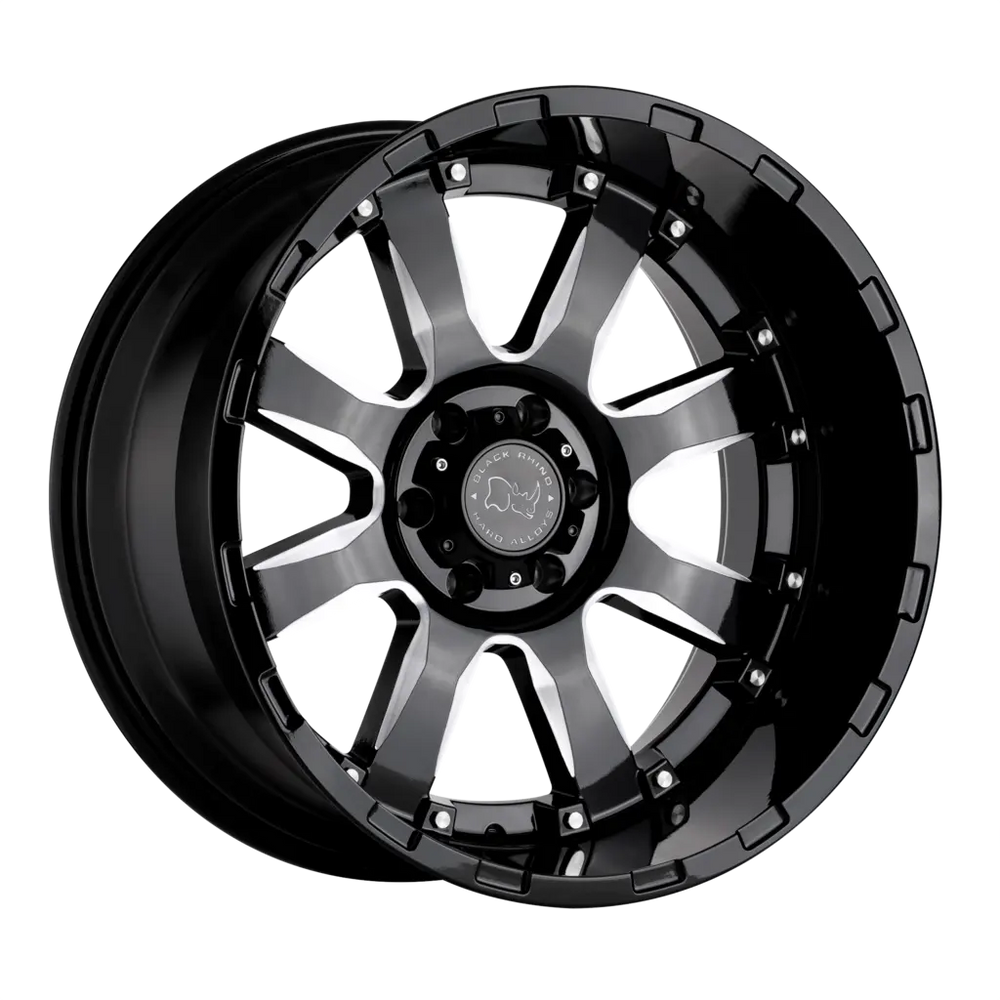 BRSRA 22X11.5 8X6.5 G-BLK-MILL -44MM
