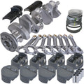Eagle Chevy 350 3.480in Crank 6.000in I-Beam Rods -5cc Flat Top 4.030in Pistons Rotating Assembly
