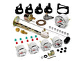 Autometer Arctic White 5 Pc Kit Box w/ Elec KMH Speedo, Elec Oil Press, Water Temp, Volt, Fuel Level