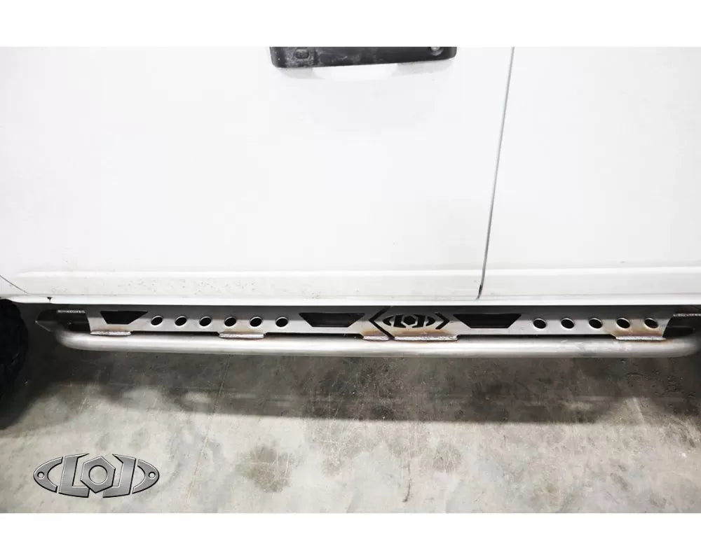Bronco Signature Series 4 Door Rocksliders (Bare Steel) (box 1)