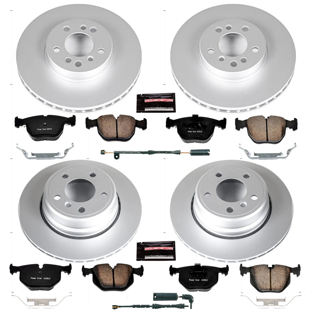 Power Stop 04-06 BMW X5 Front & Rear Z23 Evolution Sport Coated Brake Kit