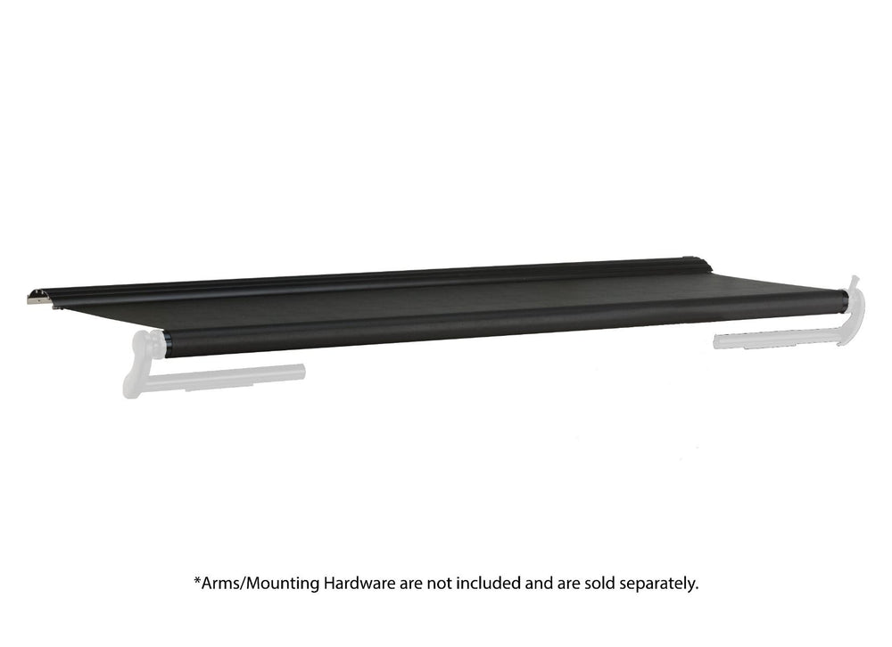 SLIDE TOPPER ELITE W/RAIL BLACK 120IN
