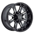BRSRA 22X10 8X170 G-BLK-MILL 12MM