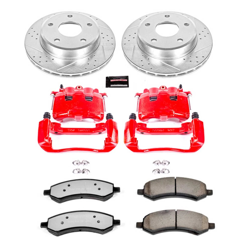 Power Stop 05-08 Dodge Dakota Front Z23 Evolution Sport Brake Kit w/Calipers