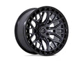 D869 22X9.5 6X5.5 M-GNMTL BLK-LP 18MM