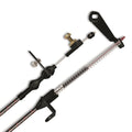 CABLE OPERATED SHIFTER GM TH350 TRANS W/BLK 16IN BENCH BEND LEVER & MUSHROOM BLK
