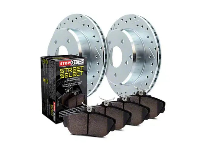 Select Sport Axle Pack, Drilled & Slotted, Front
