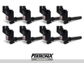 COIL FLAMETHROWER CHRYSLER HEMI 5.7L SINGLE BOOT SET OF 8 20032005
